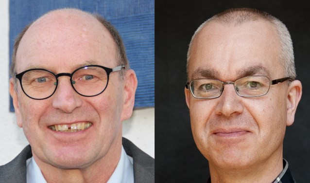Oud-raadsleden Jan Jippes (VVD) en Jan Willem Dirkse (SGP/CU).