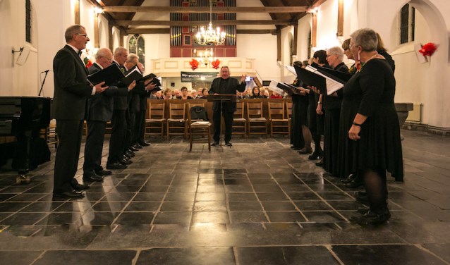 Het koor heeft werken uit de Duitse romantiek ingestudeerd.
