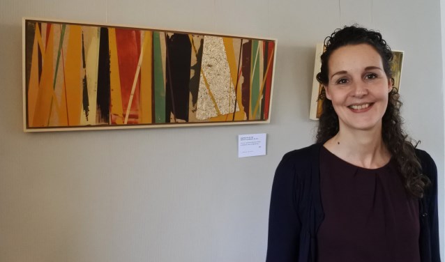 Angelique van der Valk werkt met organisch materiaal. foto: Jan Poldervaart