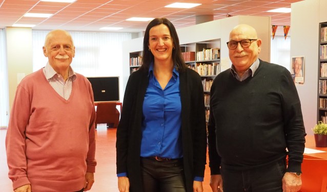 V.l.n.r. Ger Noordzij, Yolanda Hekkert, Aad Blaas.