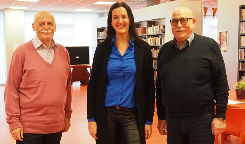 V.l.n.r. Ger Noordzij, Yolanda Hekkert, Aad Blaas.