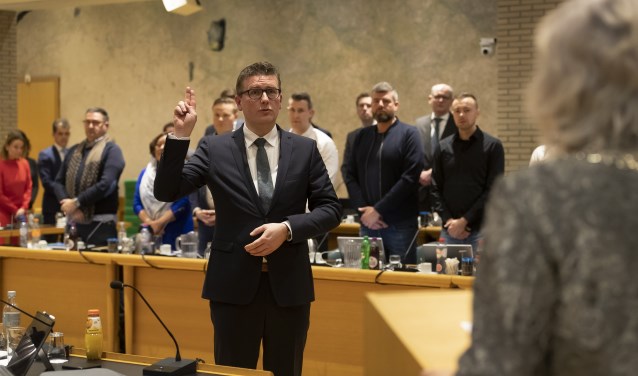Marco Oosterwijk legt de eed af