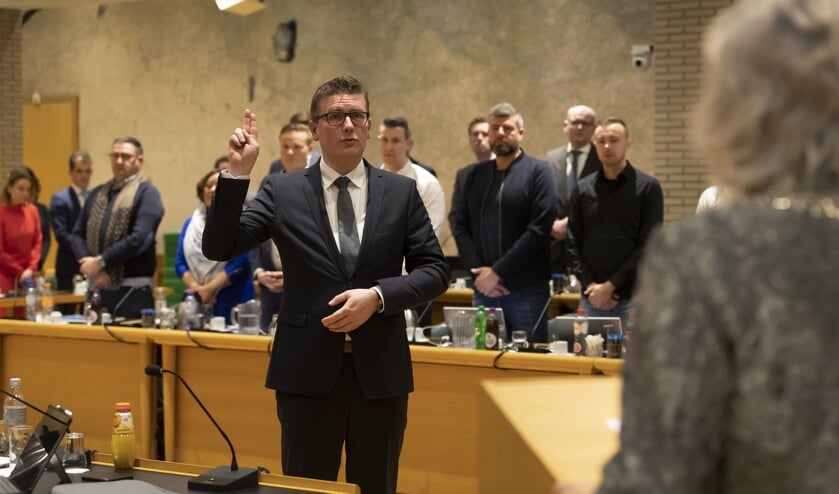 Marco Oosterwijk legt de eed af