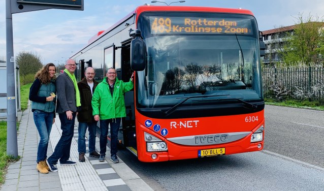 Leden van GroenLinks probeerden de bussen uit