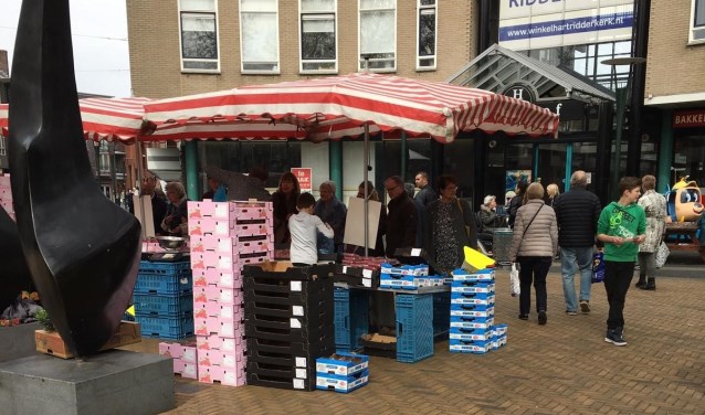 Voor een groentekraam was zaterdag wel toestemming
