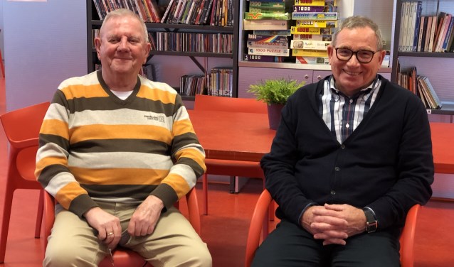 Wim Amez (links) en Rob Kluwen zijn de beheerders van wijkcentrum Portland