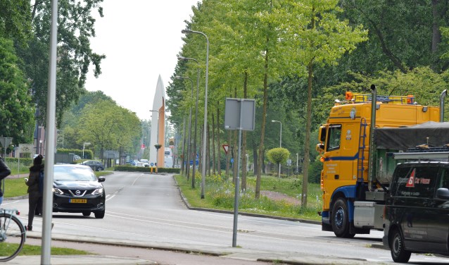 Wijkbewoners zien vaker vrachtwagens op de Populierenlaan