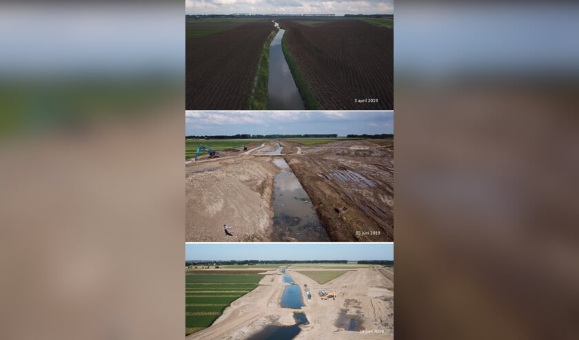 Op dit moment worden graafwerkzaamheden uitgevoerd in de Zegenpolder.