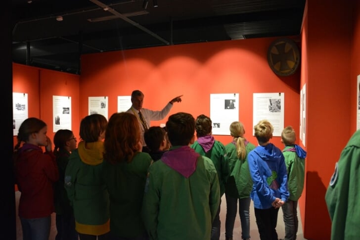 Scouting De Reggegroep uit Nijverdal bij het Memory Vrijheidsmuseum