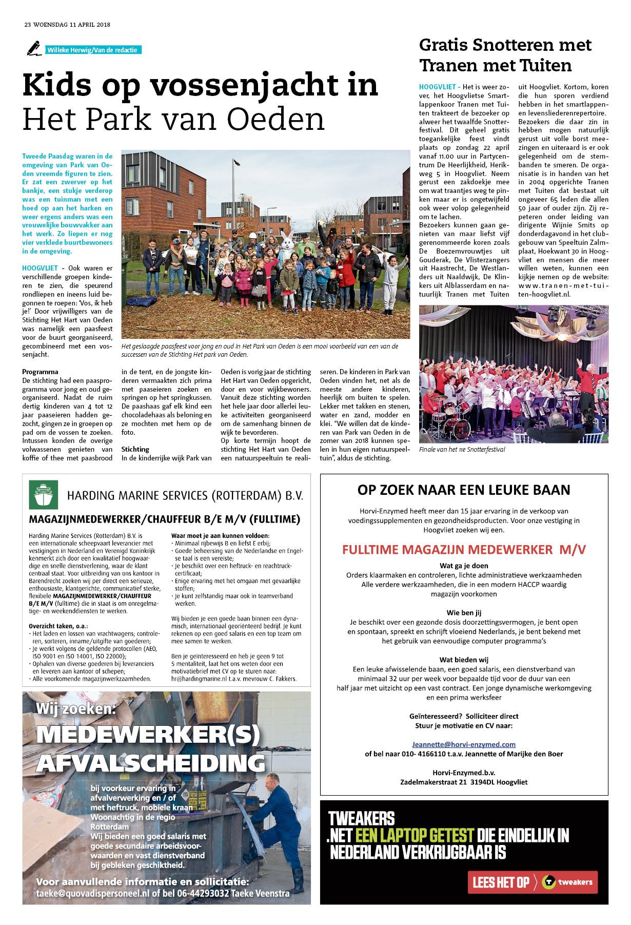 Botlek Hoogvliet 11 April 2018