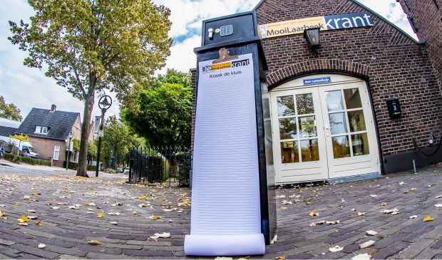 De kluis is gevuld met waardebonnen en prijzen van Laarbeekse ondernemers. Wil jij de inhoud winnen? Kraak de kluis! | Fotonummer: 1d3ed7