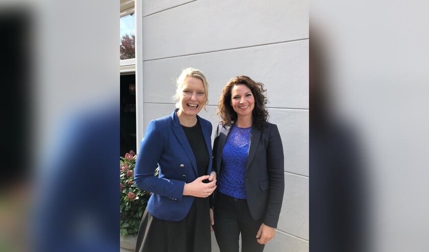 Marianne van der Sloot (voorgedragen als lijsttrekker) met Tanja van de Ven (voorgedragen voor plaats 5) | Fotonummer: 9405fe