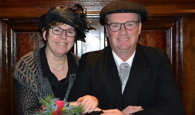 Boerin Frieda en Boer Willem (archieffoto) | Fotonummer: 5f9b5c