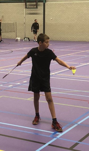 Thijs van Sinten wist voor BCL-U13 een wedstrijdpunt binnen te halen | Fotonummer: 3e115a
