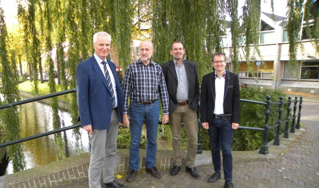 V.l.n.r.: Pieter Niemeijer, Peter Sarneel, Pieter van der Ende en Lennart Hoftijzer. | Foto: CvdS.