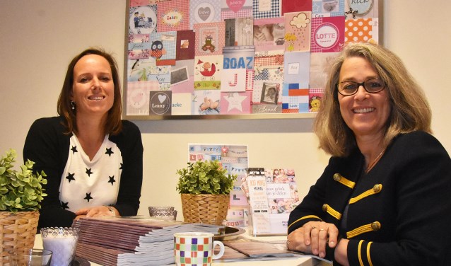 Links Erna Bovenkamp en rechts Mathilde van Dorp.