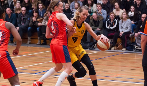 Sharon Beld was topscorer met 14 punten tegen Loon Lions. | Foto: Geert Bekker