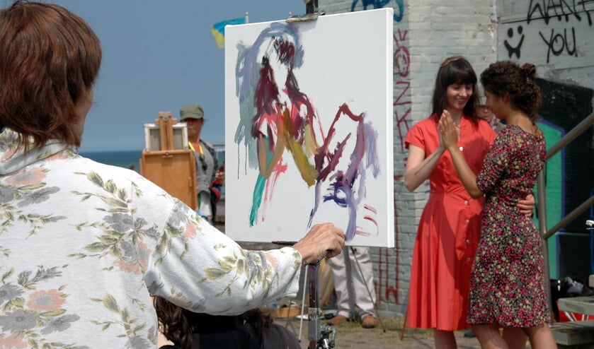 Vanaf 19 juni wordt wederom het Schilderfestival gehouden met deelnemers uit Europa, Amerika en Australië | Foto: Archief