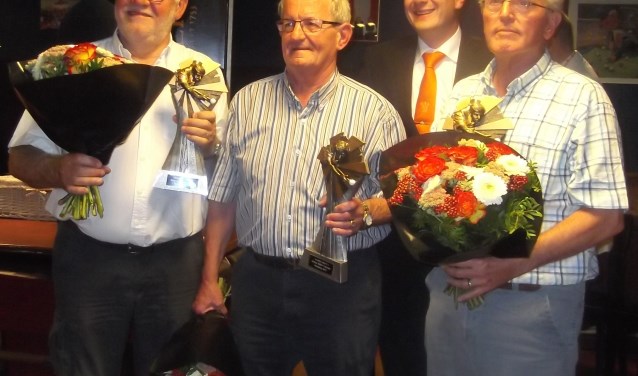 De winnaars van het Oranje biljart toernooi 2017. | Foto: pr.