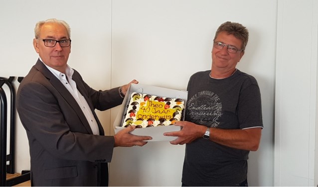 Veertig jaar werkzaam in het onderwijs, dat is een feestje waard. | Foto: pr.