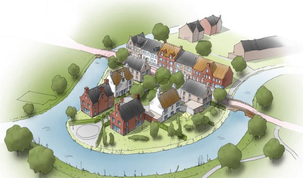 Impressie van nieuwbouwproject Vlieteiland.
