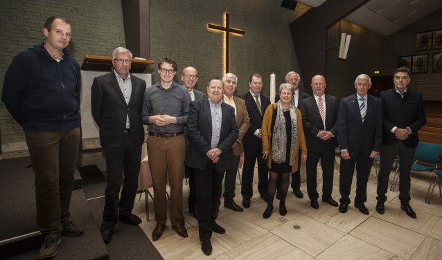 De ondertekenaars van de Protestante Gemeente Rijnsburg.