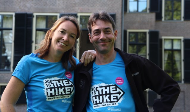 Johan Stakenburg en Annette Timmermans uit Oegstgeest gaan 24 uur hiken op Kaapverdië.