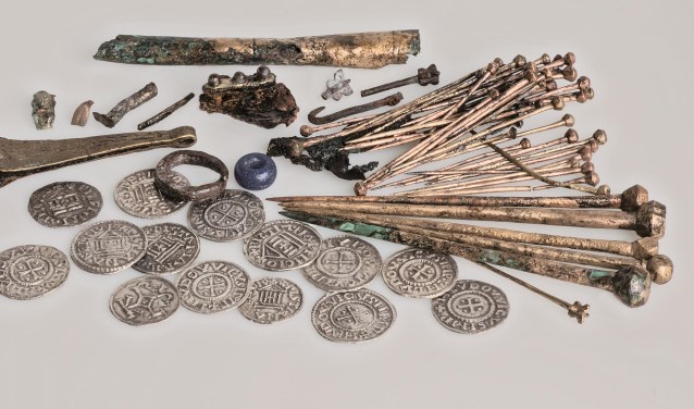 De schatbuidel van de speldenmaker behoorde tot de vele bijzondere voorwerpen die zijn gevonden bij de opgravingen van het oude Leithon.