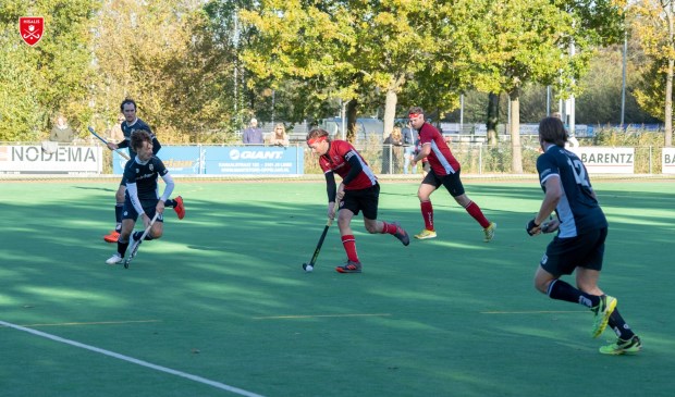 Boudewijn Broersen en Hidde Kuiper in actie.