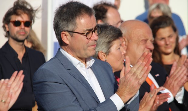 Jos Wienen dook vandaag op bij het evenement Katwijk van Oranje.