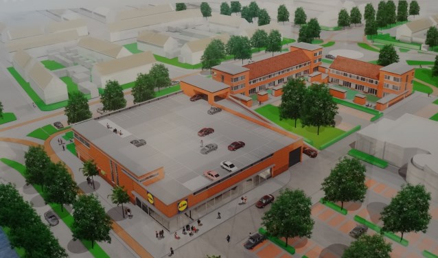 Een impressie van de bouwplannen voor het Amaliaplein.