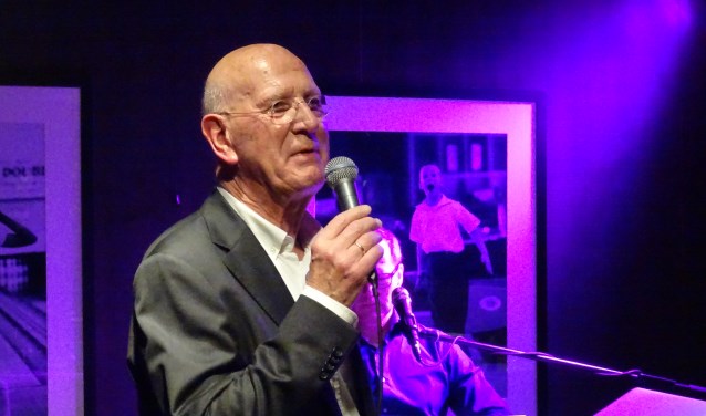 Voorzitter John Filippo van de Stichting Winkelhof tijdens zijn nieuwjaarstoespraak in januari 2018, toen alles nog koek en ei was met Wereldhave.