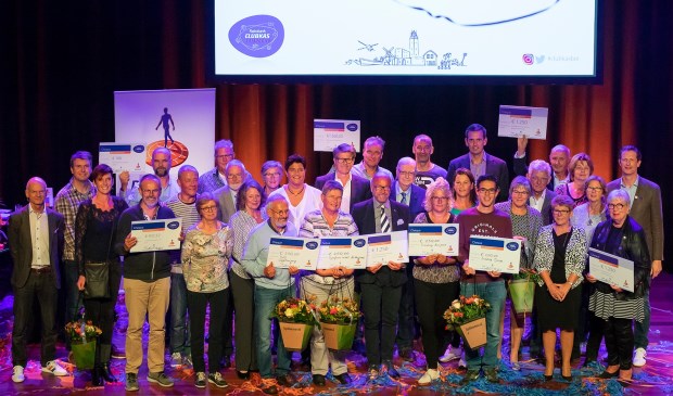 De winnaars van de clubkascampagne.