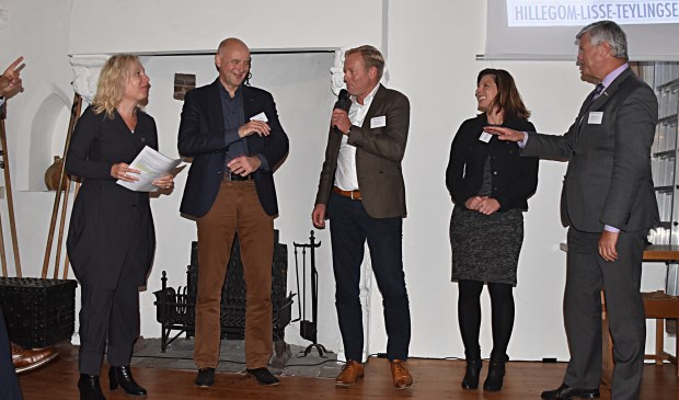 De wethouders van Teylingen, Hillegom en Lisse bij de lancering. | Foto: pr.