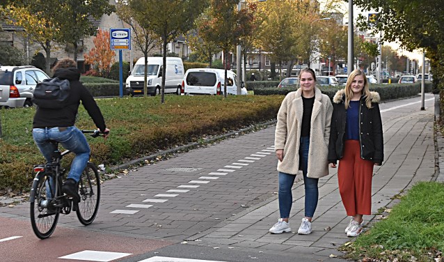 Hendrina en Athene op het gevaarlijke punt. Laurissa ontbreekt op de foto. | Foto: Piet van Kampen