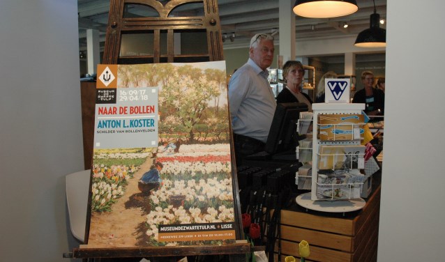 De tentoonstelling met werk van Anton Koster trok een veel bezoekers richting De Zwarte Tulp.