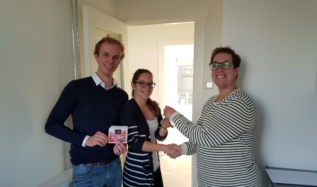 Tim en Mandy kregen 31 oktober kregen de sleutel uitgereikt.