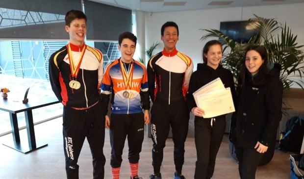 De talenten van de Vereniging IJssport Leiderdorp.