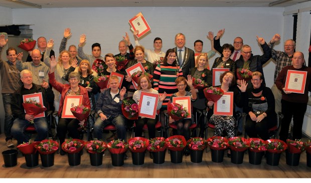 De winnaars van vorig jaar.