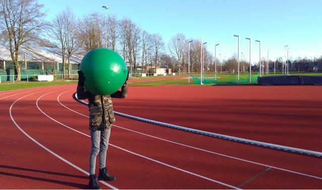 Een sportieve theatervoorstelling op Ter Specke, met de titel Koplopers.