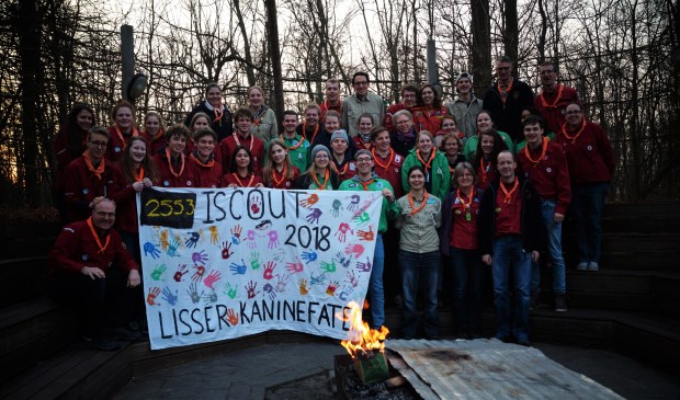 De deelnemers aan de iScout hadden een geslaagde zaterdagavond.