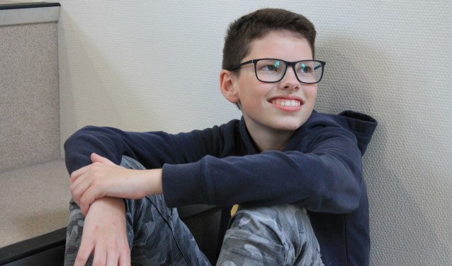De 14-jarige Kjell speelt de Duitse jongen Bruno, een rol die hij na de repetities goed kan loslaten. | Foto: Monica Stuurop