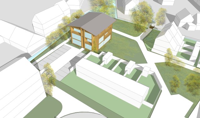 Het ontwerp voor nieuwbouw op de plek van de Woezel. | Afbeelding: Allard Architecture