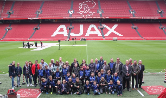 De winnaars brachten een bezoek aan de Amsterdam ArenA.