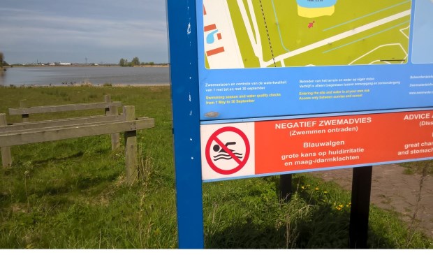 Zwemwater met negatief zwemadvies. | Foto: pr.
