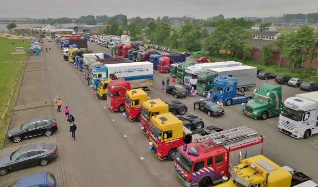 De start van de toetertoer. | Foto PR