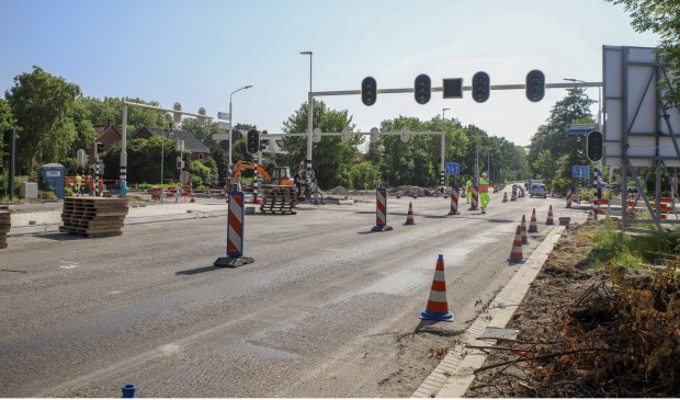 De kruising waar de aanrijding plaatsvond.