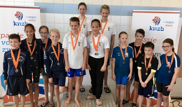 Charlene (RC), Sophie (SS), Rein (VL) en Boele (BC) wonnen de zilveren medaille. | Foto: pr.
