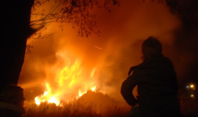 Kerstboomverbranding in Valkenburg.