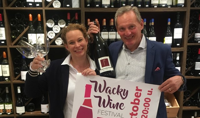 Chantal en Koos Langeveld kijken uit naar de eerste editie van het Wacky Wine Festival.